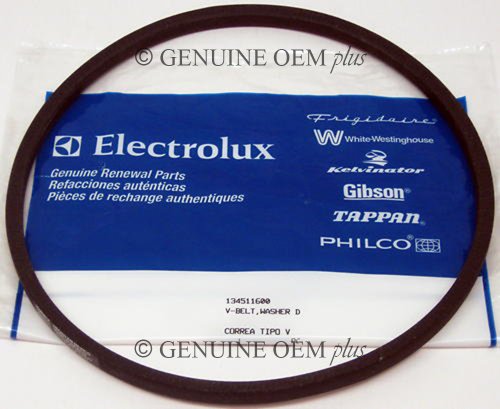 PART # 134511600 OR 131234000 GENUINE FACTORY OEM ORIGINAL CLOTHES WASHER V-BELT FOR FRIGIDAIRE AND KENMORE