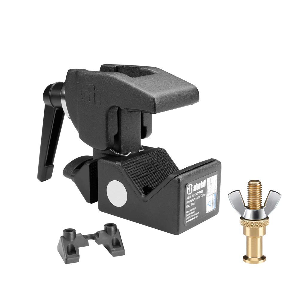 Adam Hall - SUPER CLAMP SET 1, Universal Hook Clamp with Toggle Black and with B