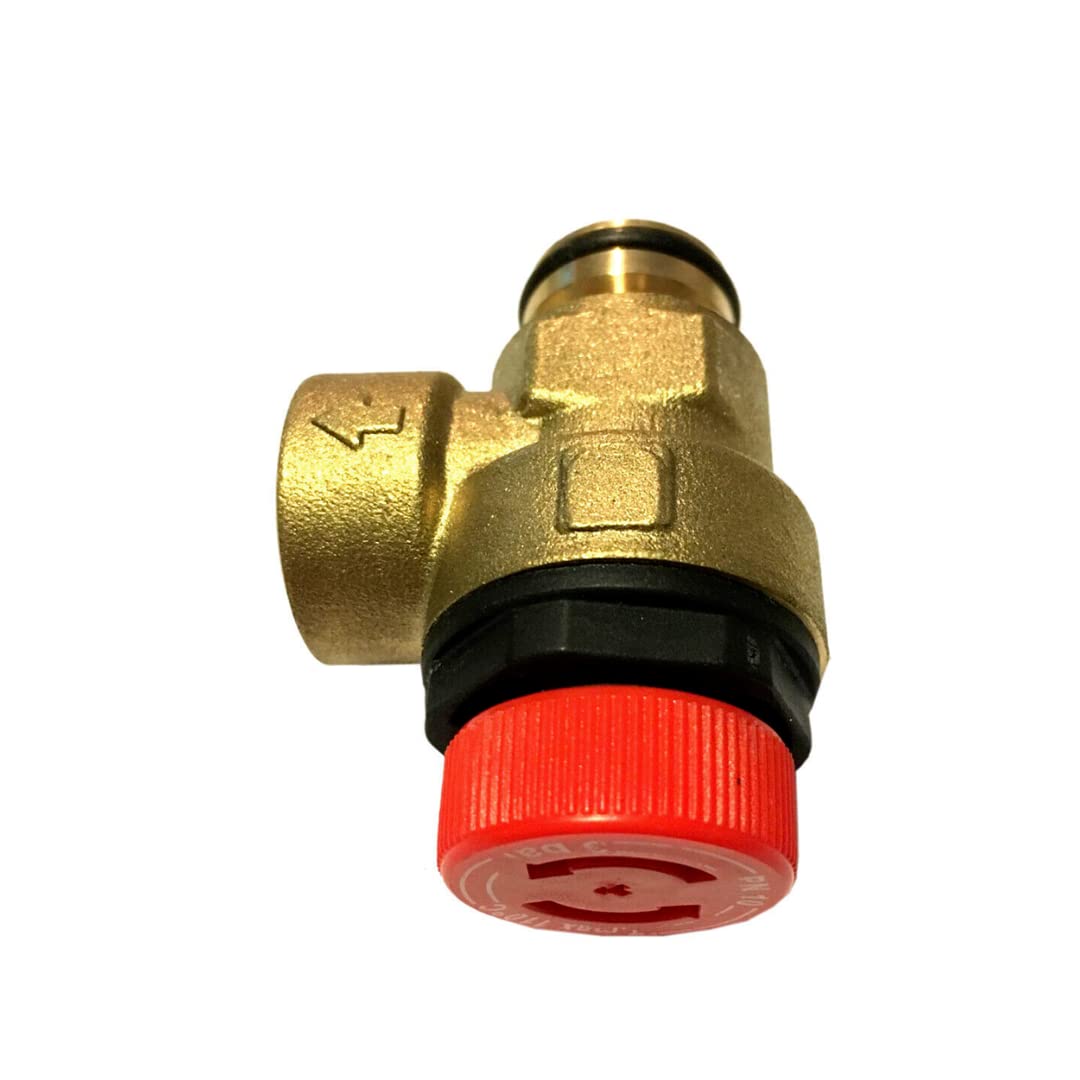 5 válvulas de seguridad de alivio de presión para 25 Eco Elite Combi 3 Bar PRV 248056 (paquete de 5)