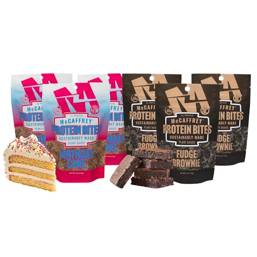 McCaffrey Protein Bites Birthday Cake + Fudge Brownie Bundle miniatura 1