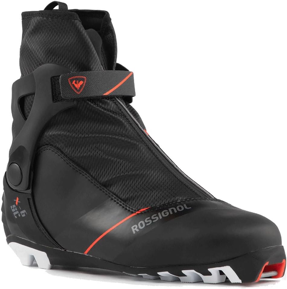 Rossignol X-6 SC Unisex Skating Cross Country Shoes Winter Sports 23/24 Black Red Black