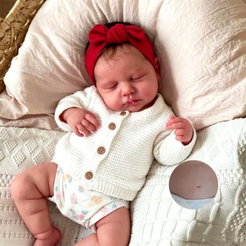 Anano Reborn Baby Dolls Full Body 20 Inch Realistic Baby Doll Girl Real Life Babys Full Body Reborn Doll Lifelike Babies Anatomically Correct Girl