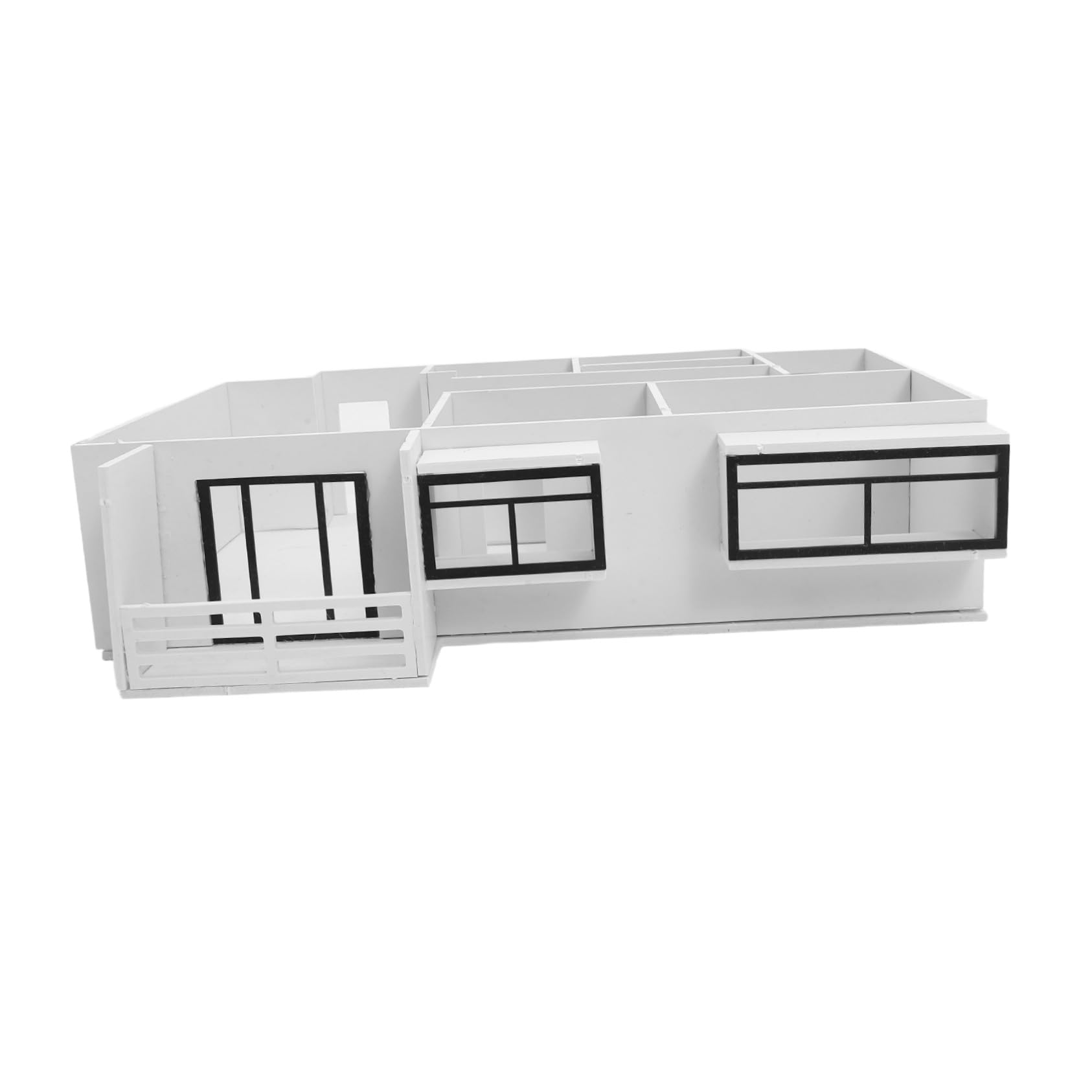 HOMSFOU 1:25 Architektur Bausatz Wohnungsmodell Satz aus Pvc und Acryl Einfach Zusammenzubauen für Apartment Modellbau und Design Lernzwecke