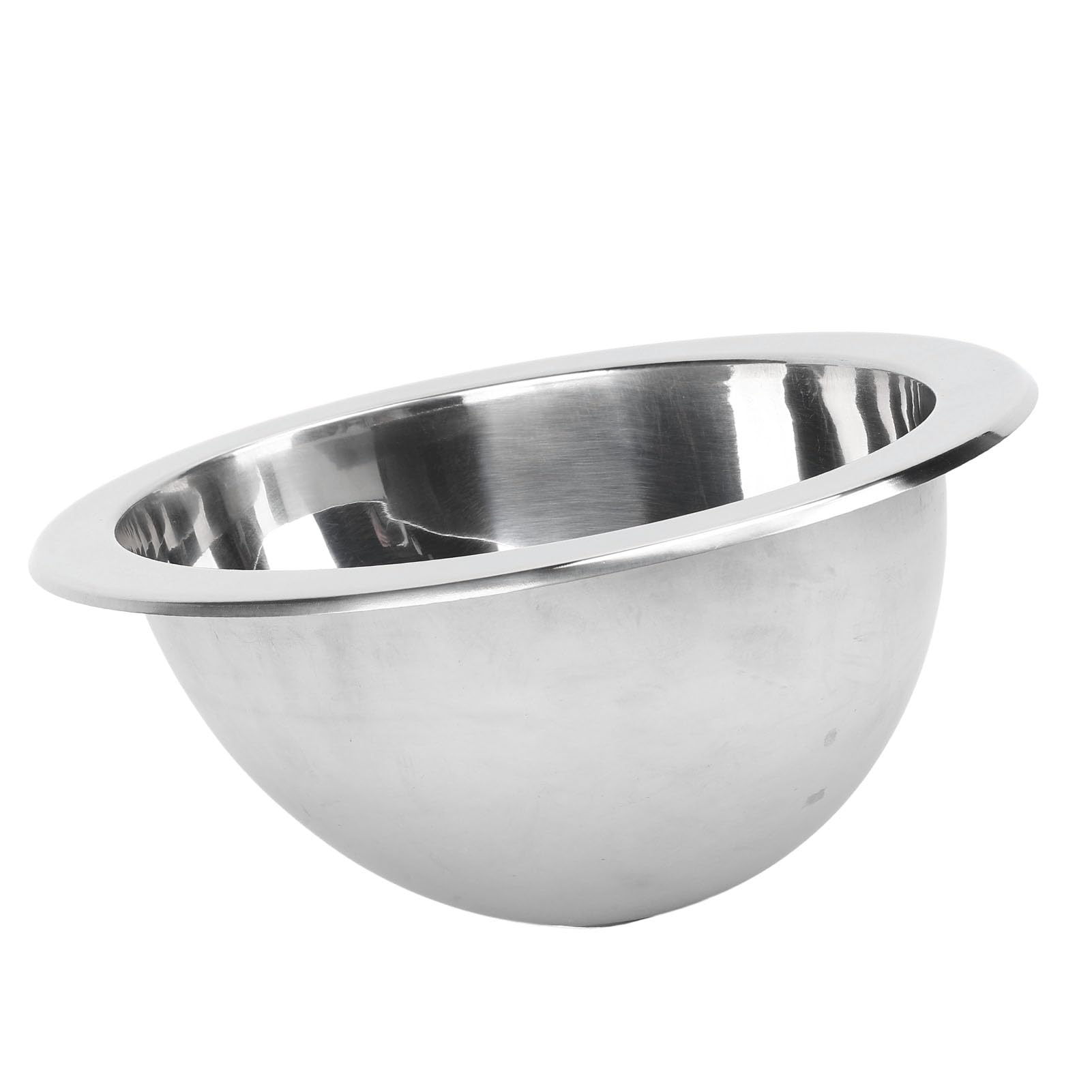 Lavello Rotondo in Acciaio Inossidabile 304 Lucidato a Specchio con Foro di Scarico da 40mm Installazione a Filo per Ottimizzare lo Spazio Ideale per Barche e Piccole Cucine Lavello Resistente e