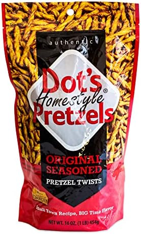 Dot's Homestyle Pretzels - Original Seasoned Pretzel Twists - Gourmet and Tasty - 1, 16oz bag
