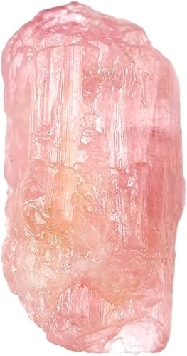 GEMHUB Cristales curativos crudos de turmalina brasileña, 2.25 unidades, piedra preciosa suelta, turmalina rosa para decoración del hogar., M, Gema,