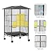 Sinopet Parakeet Bird Cage, 33‘’ Parrot Cage with Breeding Bird Nest Windows,Parrot Toys,Perch,Parakeet Cage Accessories,for Cockatiels,Finches,Lovebirds,Conure,Budgie, Canaries,Quaker,Pigeon Eclectus