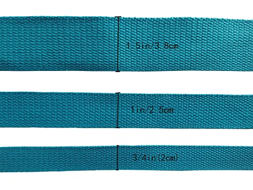 Cotton Webbing 3/4 Inch 1 Inch 1.5 Inch 6 Yards 14 Yards Mediumweight Polyester Cotton Webbing Strap for Cloth Tote Bags Leash Straps Crafts Outdoor Accessories4