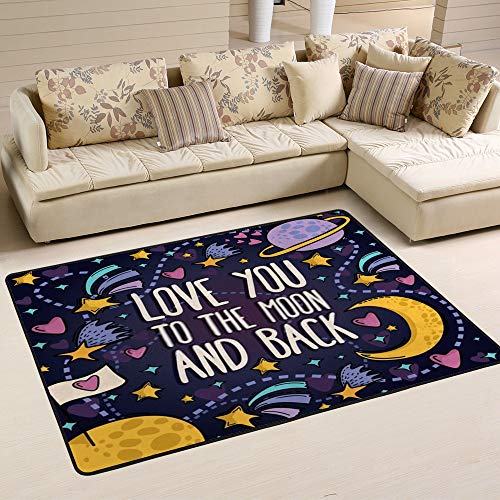 Tapis de salon grand format anti-tache en polyester moderne - 3