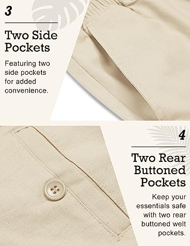 COOFANDY-Mens-Casual-Linen-Pants-Elastic-Waist-Drawstring-Beach-Summer-Pants-Lightweight-Linen-Trousers