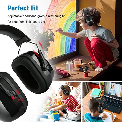 ProCase Kids Ear Protection, 25dB Noise Reduction Earmuffs for Children