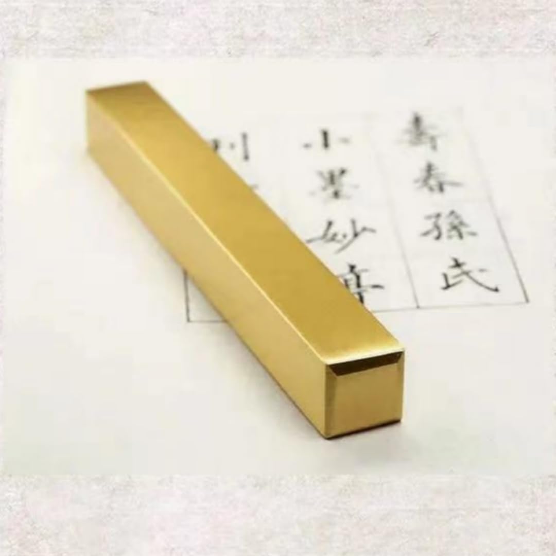 Amazon | siawadeky 文鎮 書道文鎮 長方形 重い 真鍮製 ペーパー