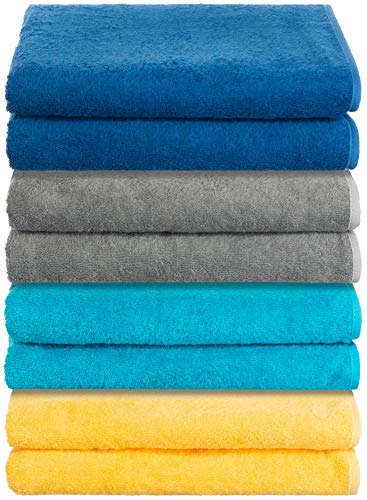 Brandsseller Frottierdecke Sommerdecke Picknickdecke Wohndecke 100% Baumwolle 150 x 200 cm Blau