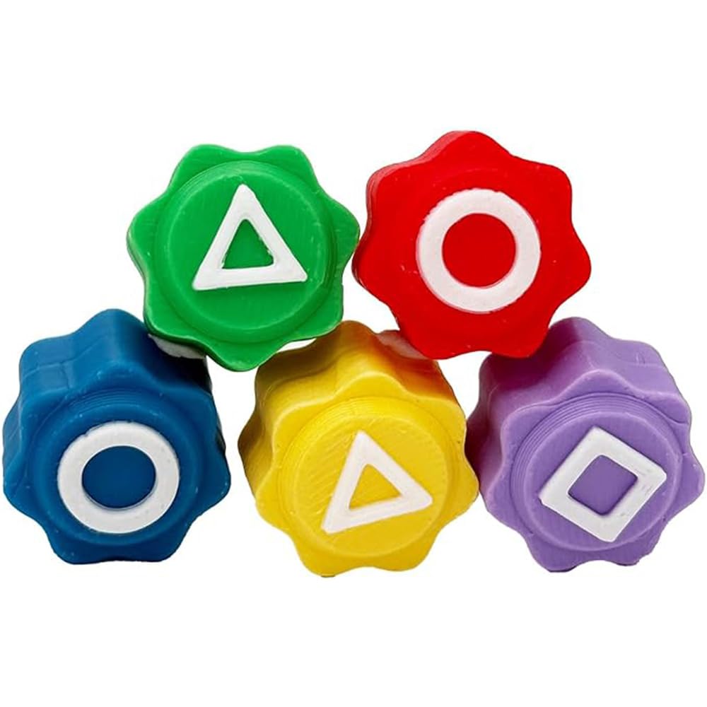 Juego Gonggi, Guijarros de Piedra para Coordinación (5Pcs + 1caja)