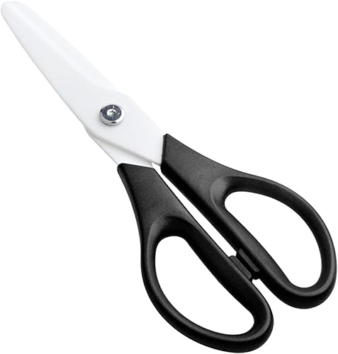 Miniatura 8 de 8 pulgadas Zirconia Cerámica Portátil Bebés Herramientas de mano PP Mango Complementario Niños Tijeras Complementarias Cocina Tijeras Cocina Tijeras