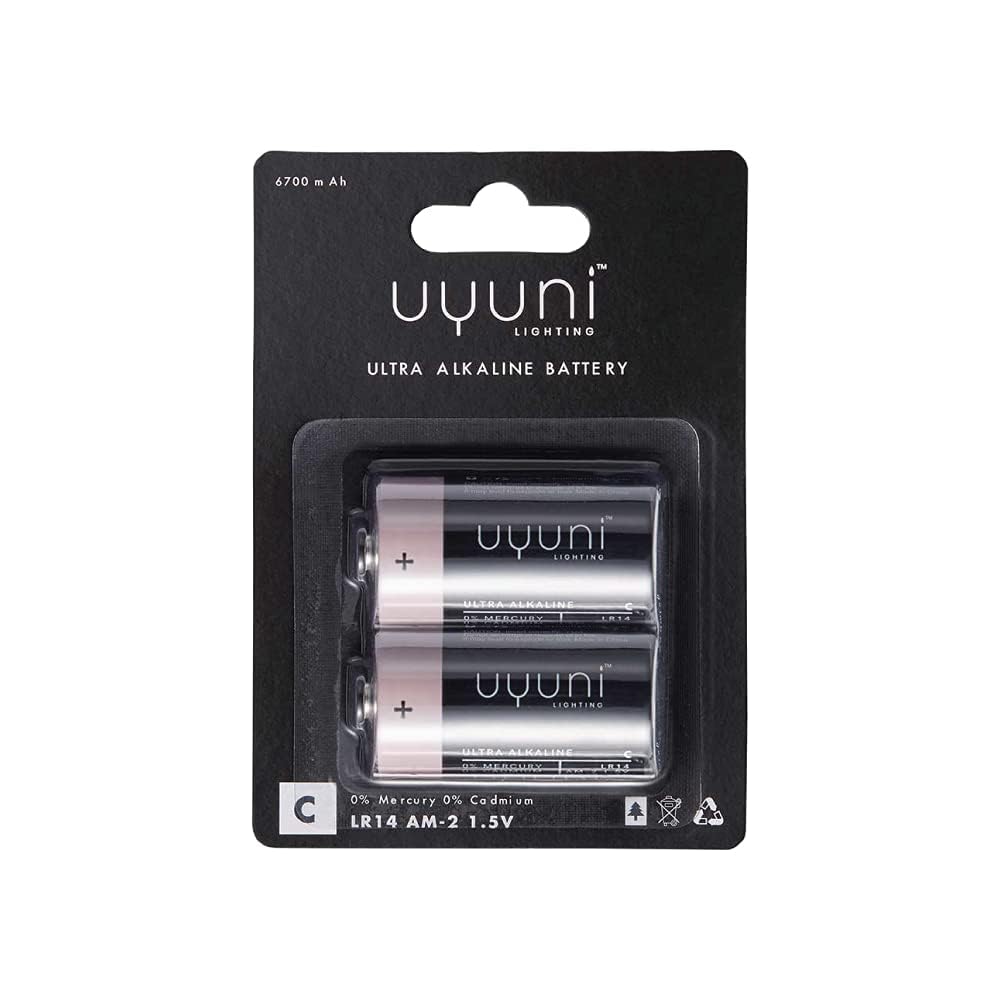 Uyuni-Beleuchtung C-Batterien, Ultra Power 2er-Pack