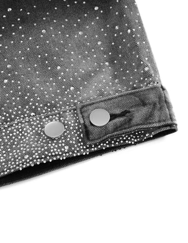 Image of Vamtac Mens Denim Vest Rhinestone Sleeveless Jean Jacket Cowboy Biker Vest
