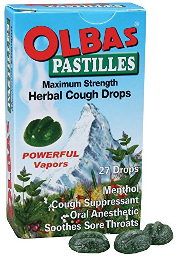 Olbas - Olbas Pastilles Maximum Strength Herbal Cough Drops - 27 Pastilles (pack of 2)