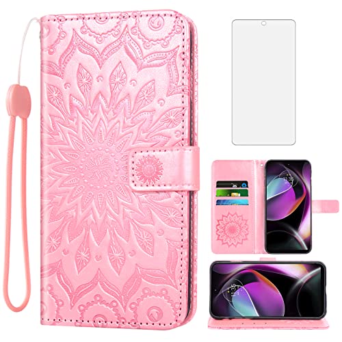 Coque Moto G 5G 2022 rose gold protection écran verre trempé
