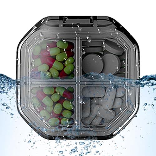 ピルボックスオーガナイザー - 毎週のピルボックス|投薬箱、薬物用のタブレットボックス、ビタミン、サプリメントの錠剤ディスペンサー用薬物薬物保管ボックス