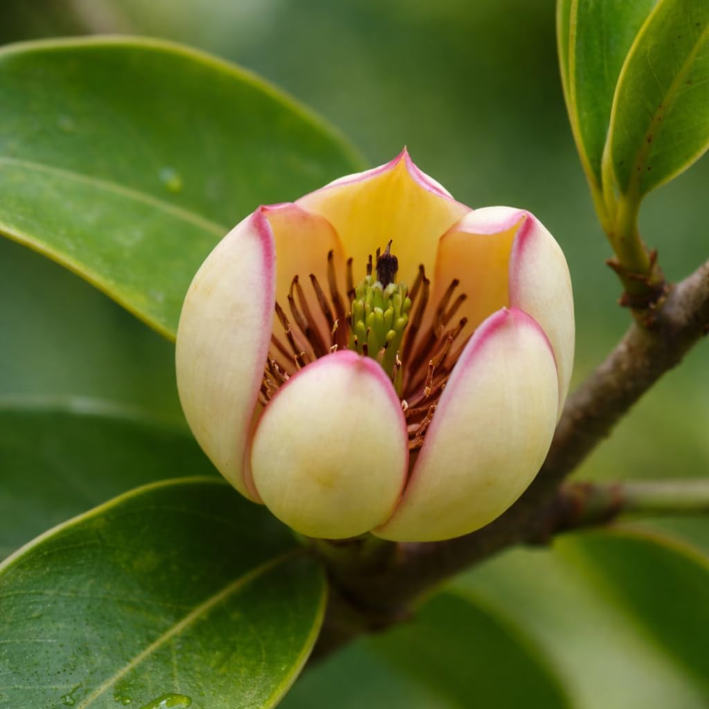 Sweetbay Magnolia Tree/Shrub - 10-16" Tall Live Plant - Quart Pot - Magnolia Bush - Magnolia virginiana
