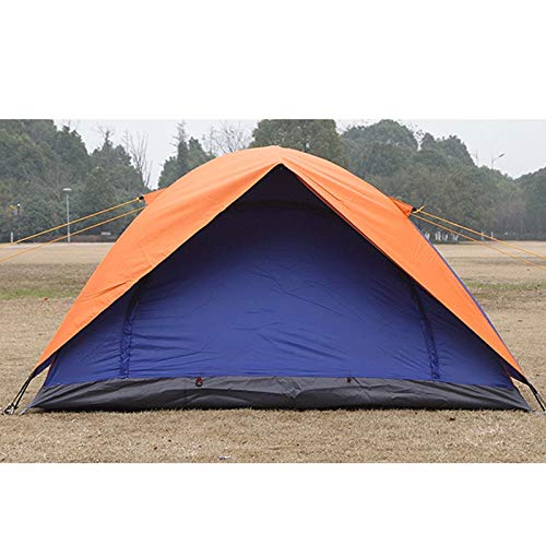 Tente de camping 2-3 personnes double couche anti-UV et imperméable