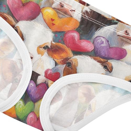 Wusikd Cute Calves Girls' Underwear Cotton Girls Briefs Soft Toddler Underwear 2T4