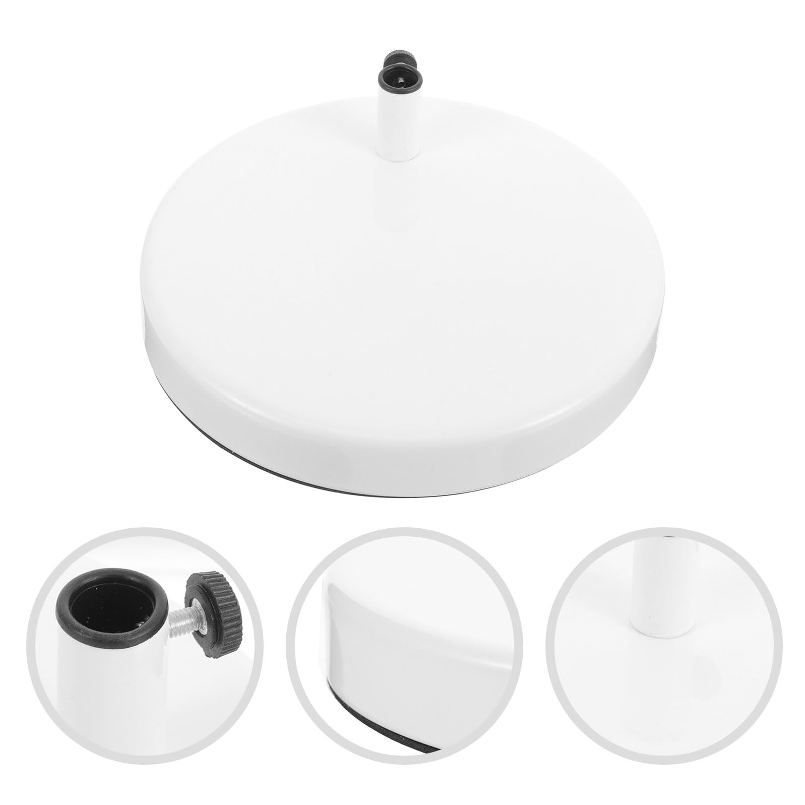 SHINEOFI Base Facile da Pulire in Ferro Braccio Snodabile per Lampada da Tavolo Compatibile Lampade a Led per Scrivania e Uso DIY in Ambienti Interni