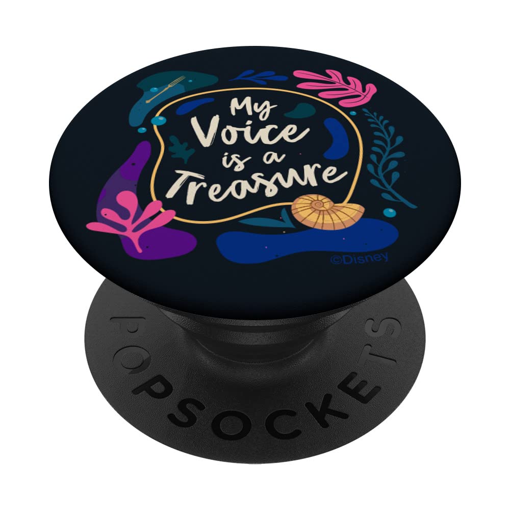 Disney The Little Mermaid Ariel My Voice is a Treasure PopSockets PopGrip Intercambiabile