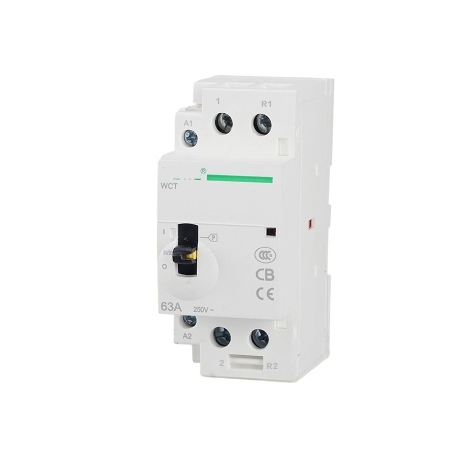 RCGKNNMUZ 1pcs 63A Manual Modular AC Household Contactor AC 220V 24V 110V 63A 1NO 1NC 2NO 2NC 4NO(63a 2no 2nc Ac220v)