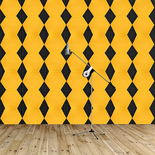 Paneles acústicos absorbentes de sonido 5 piezas BESTonZON para reducción de ruido y aislamiento para estudios y KTV miniatura 3