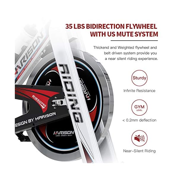 HARISON Exercise Bike Stationary Bikes for Home Use Indoor Cycling Bike with tablet Holder (B089CW6C8B)