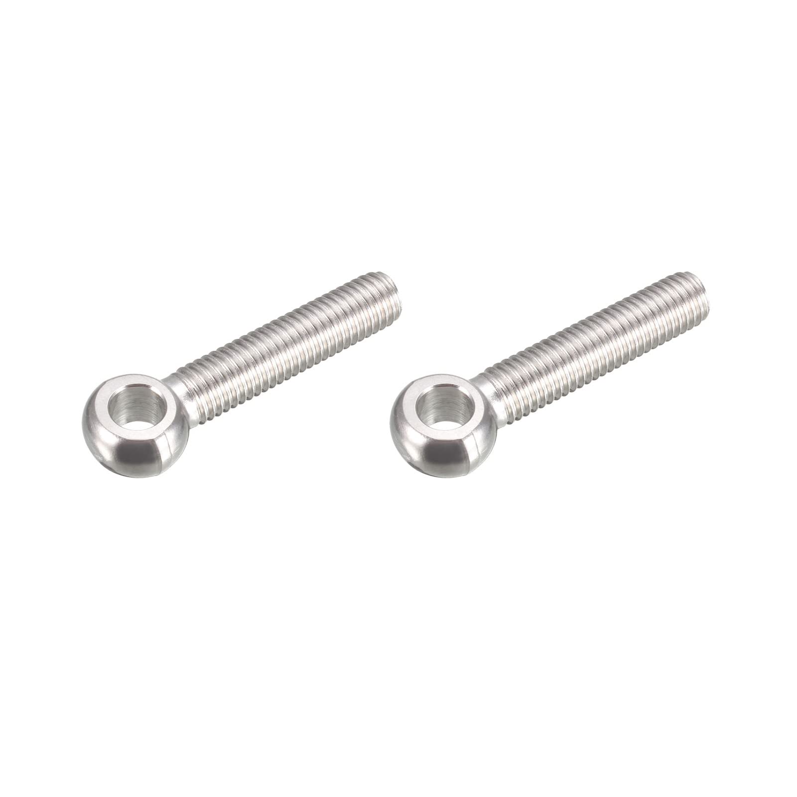 METALLIXITY Shoulder Swing Lifting Bolt (M10x50mm) 2Pcs, 304 Stainless Steel Eye Bolts - for Home Renovation, Pipeline Gate Valves Fasteners, Silver-picture-11