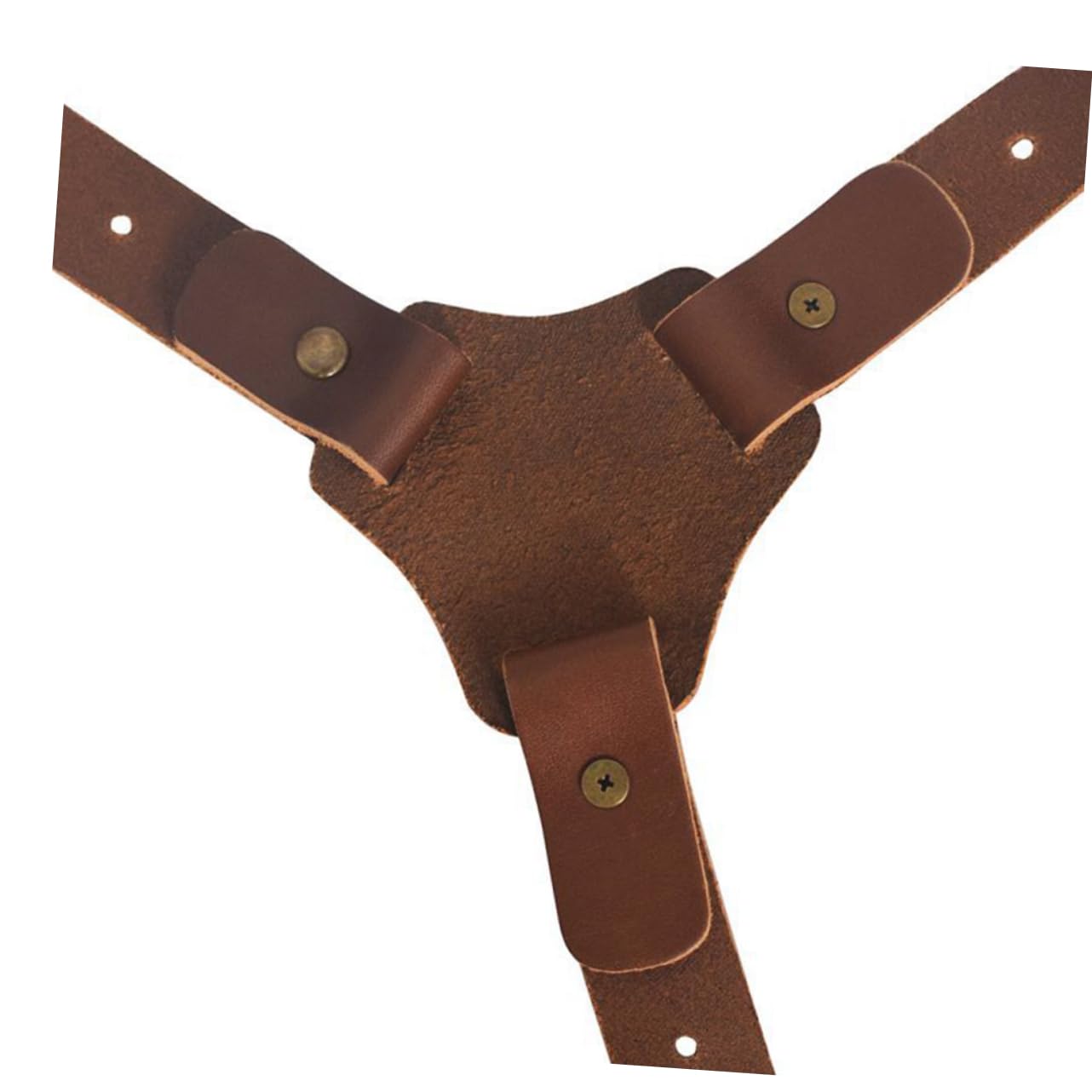 Bandoulière Maintien Stable Réglable en Cuir Marron pour Appareil Photo