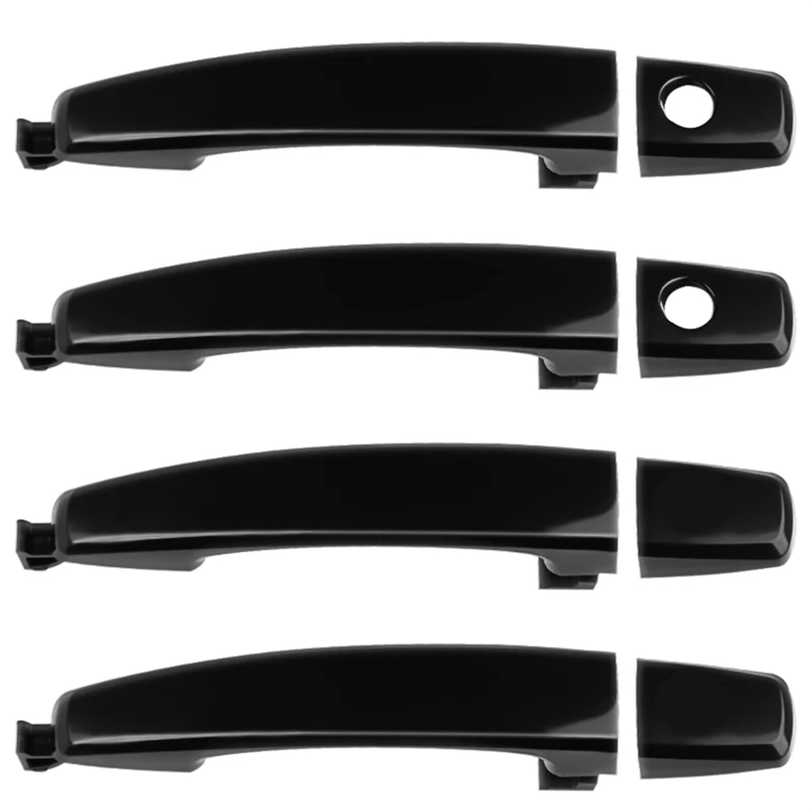 OUVECR for Chevrolet for Aveo for Captiva for Saturn Vue Outside Door Handle Exterior Door Handle 96468268 96468293 Car Outer Door Handle(Door 4 PCS)