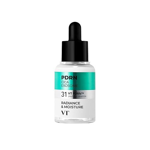 VT COSMETICS PDRN - Ampolla de exosoma de cica, suero reafirmante con péptido y ceramida para antienvejecimiento, cuidado de arrugas, regordete,