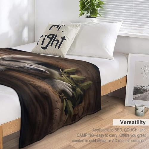 Manta de koala para cama y sofa el regalo de felpa perfecto para decoracion de habitaciones 7