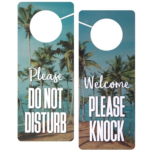 Do Not Disturb Door Hanger Sign 2pk | Meeting in Progress for Office | In Session for Therapists...