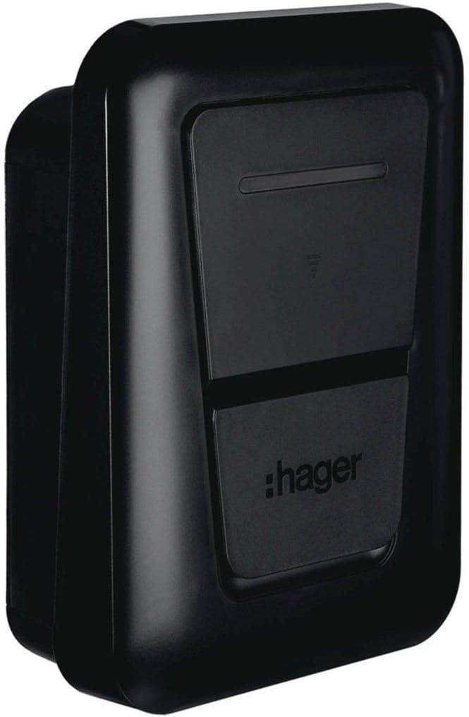 Hager Witty One borne de recharge 7,4 kW Type 2 RFID TIC Linky délestage natif