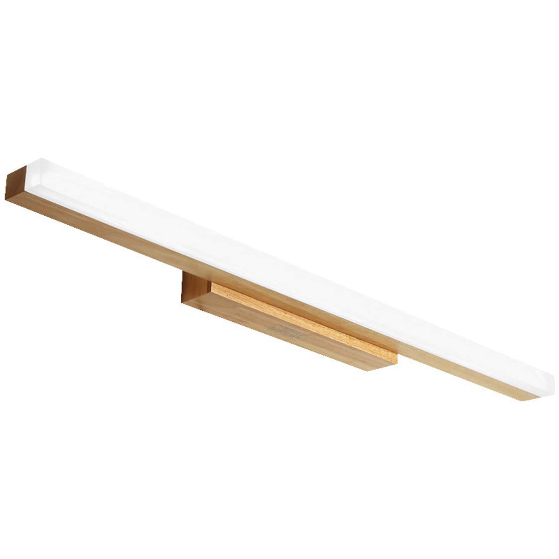 Lampa łazienkowa lustro, nowoczesna lampa lustra LED drewniane obrazy ścienne lampa do salonu, sypialni, kuchni, jadalni