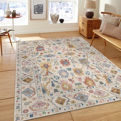 Alfombra De 6 X 9 Pies Lavable A Máquina, Antideslizante, Estilo Bohemio, Resistente A Las Manchas, Vintage, Floral, Suave, De Pelo Bajo, Para Silla, Alfombra Para Sala De Estar, Dormitorio, Granja, Alfombra De 6 X 9 Pies Lavable A Máquina, Antideslizante, Estilo Bohemio, Resistente A Las Manchas, Vintage, Floral, Suave, De Pelo Bajo, Para Silla, Alfombra Para Sala De Estar, Dormitorio, Granja,