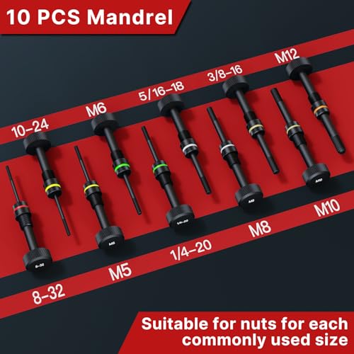 TOLRET Ratchet Rivet Nut Tool Kit