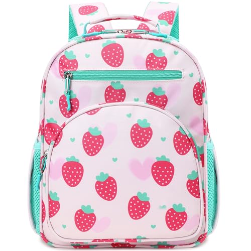 abshoo Cute Mini Toddler Backpacks for Girls Little Kids Bookbag Preschool backpack (Strawberry)