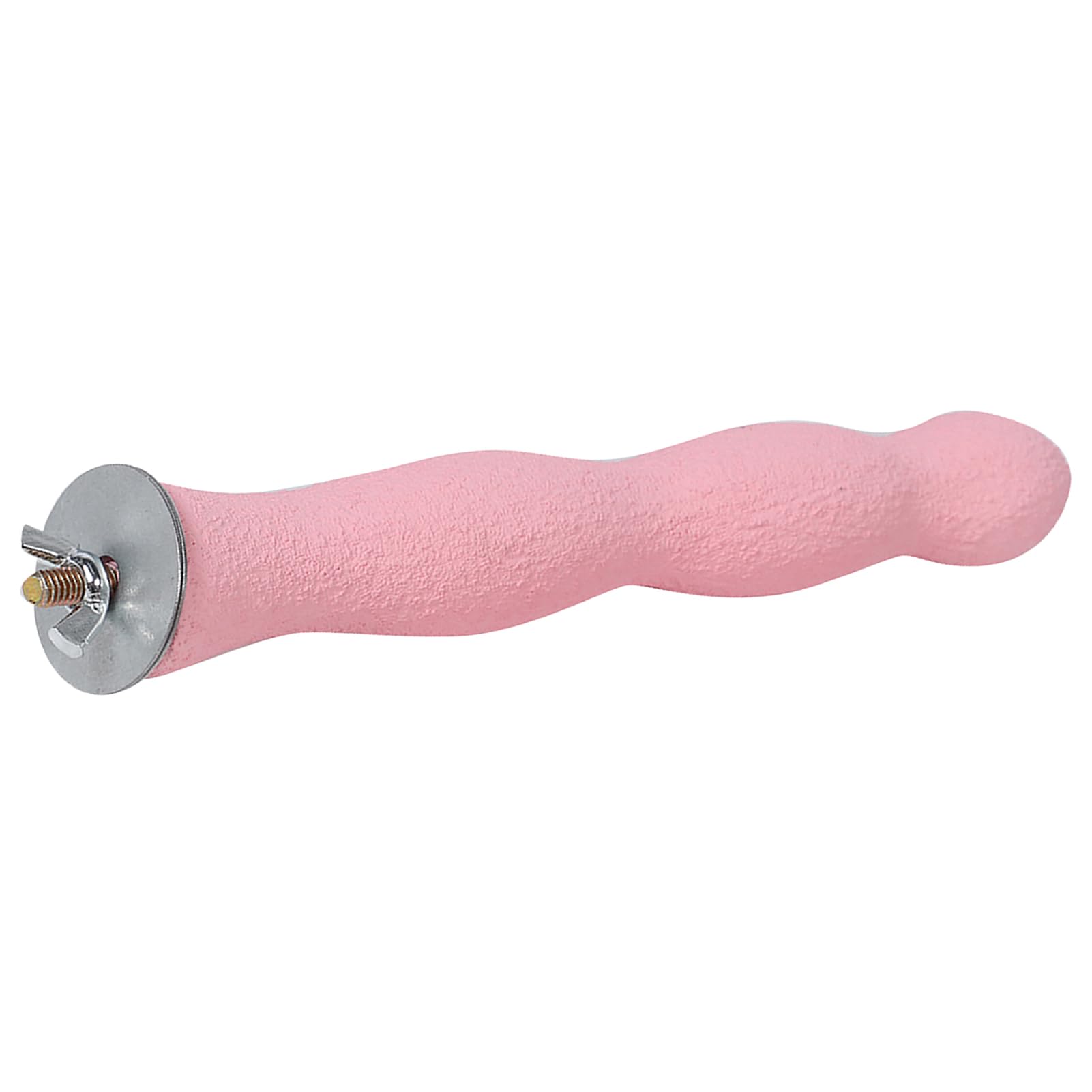 Gsycle Bird Perch Stand, Anti Slip Parrot Paw Grinding Stick Beak Grinding Stone Parrot Scrub Station Rod Bird Perches Cockatiel Cage Accessories (Large lotus root stick)