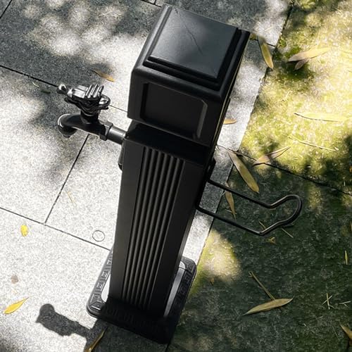 Durable Stainless Steel Garden Water Tap - Outdoor Faucet & Spray Gun with Hose Extender, Antifreeze & Hanger for Effortless Watering, Perfect for Garden Use