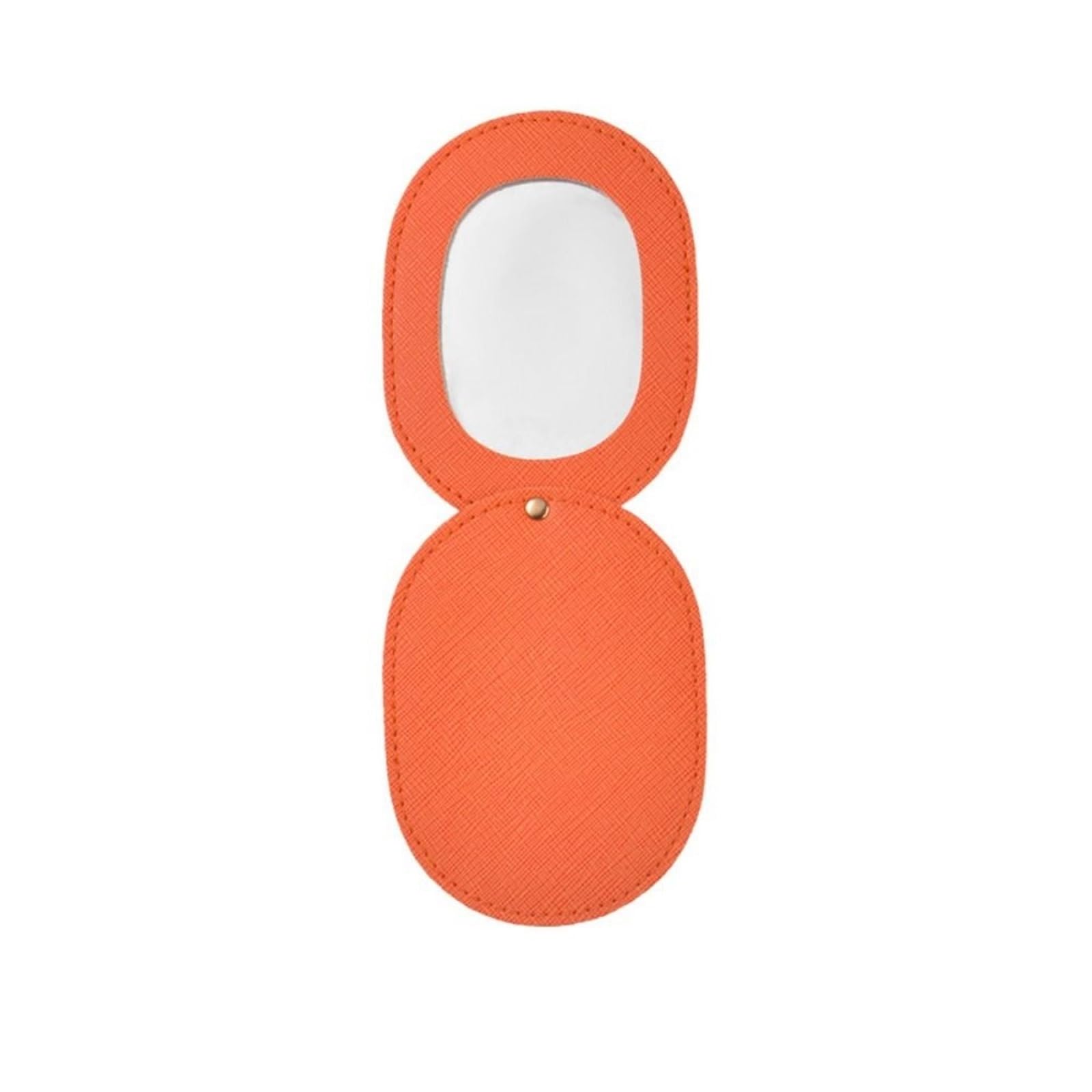 EXKURPOO Compact Mirror 3pcs Round Leather Rotating Mirror Mini 360 Degree Rotation Beauty No Deformation Folding Pocket for home(Color-13)