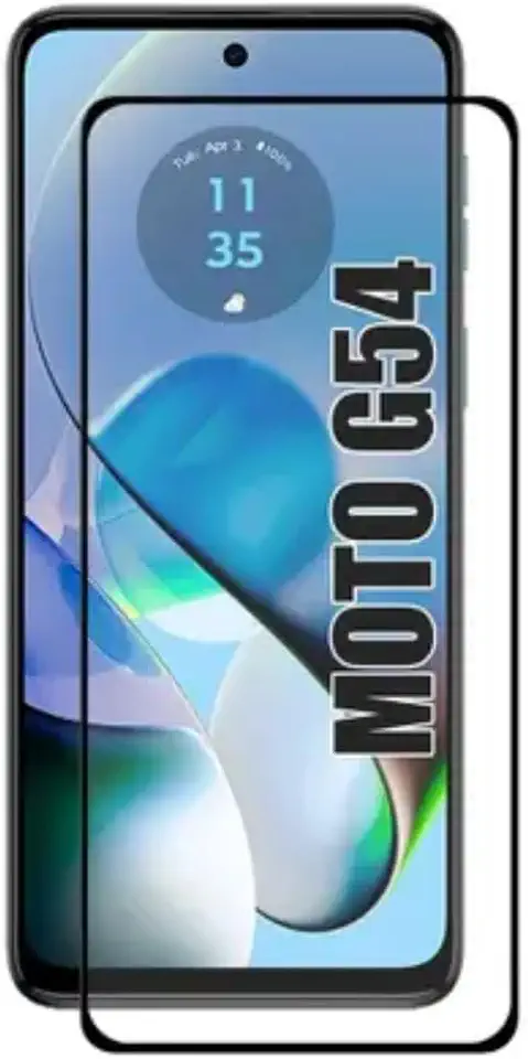 Película De Vidro 3D 9H Com Cobertural Total Da Tela Para Motorola Moto G54
