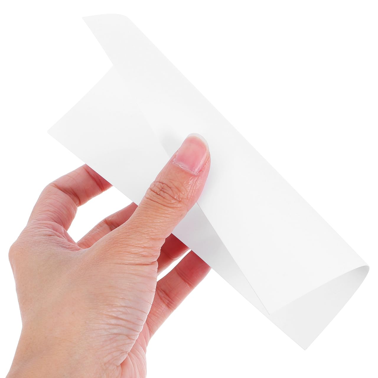 Angoily Cartes Cartonnées Blanches 100 Pièces 5.91X3.94In Cartes Vierge Pour Étude Bureau Maison Notes Dessin Portable