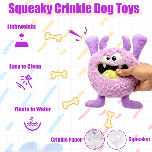 Juguetes Sonoros para Perros Pequeños y Medianos 2 Pack miniatura 6