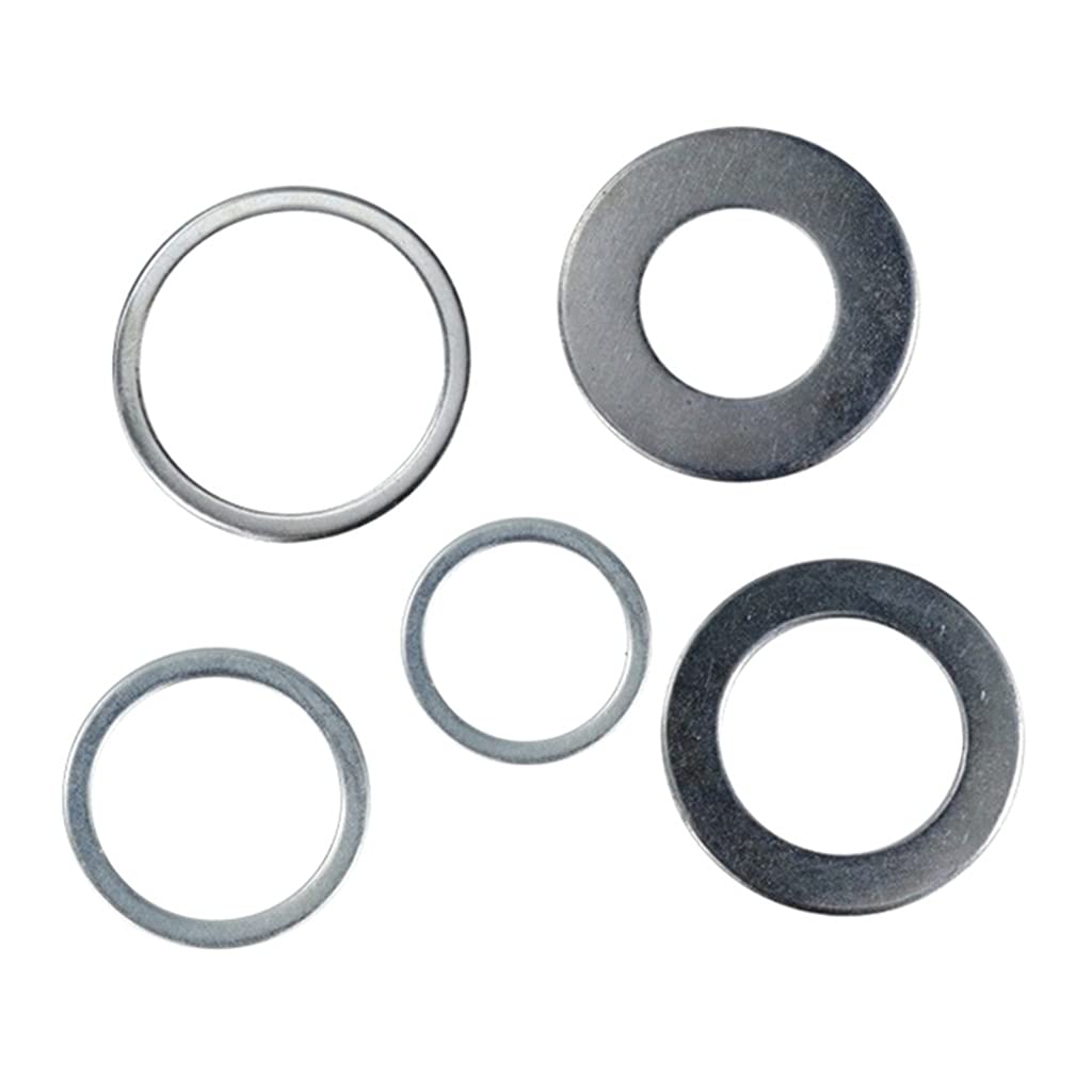 Anelli di riduzione per Sega Circolare Anello di conversione per Disco da Taglio in Acciaio Inossidabile ad Alta velocità Strumenti per la Lavorazione del Legno 5 Pezzi in Acciaio